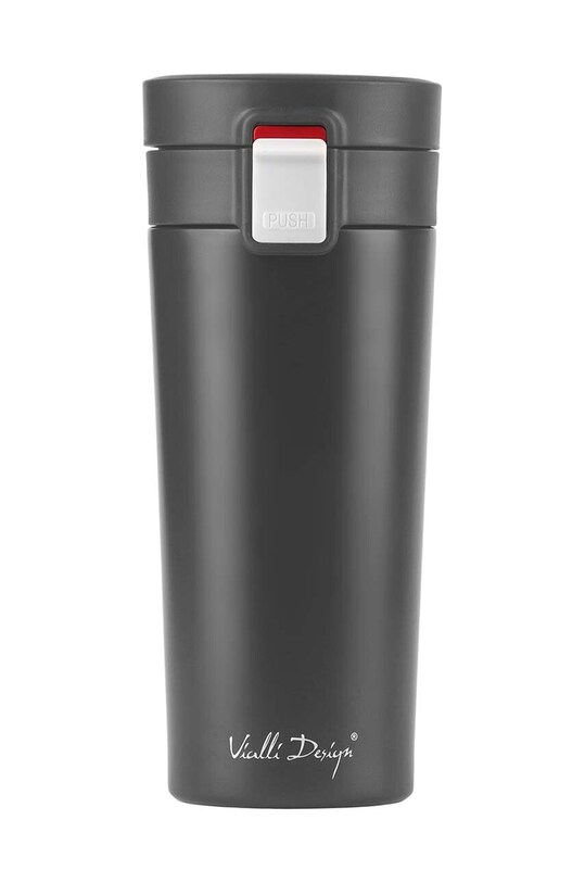 Vialli Design kubek termiczny Fuori 400 ml 7671 czarny AA00