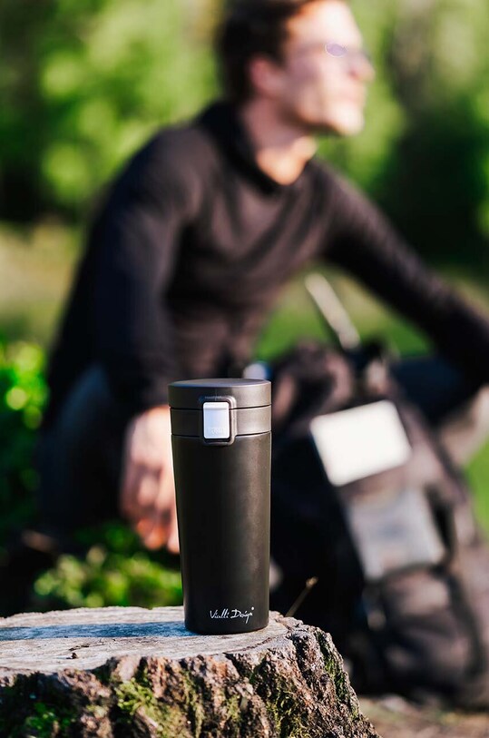 Termohrnek Vialli Design Fuori 400 ml černá 7671