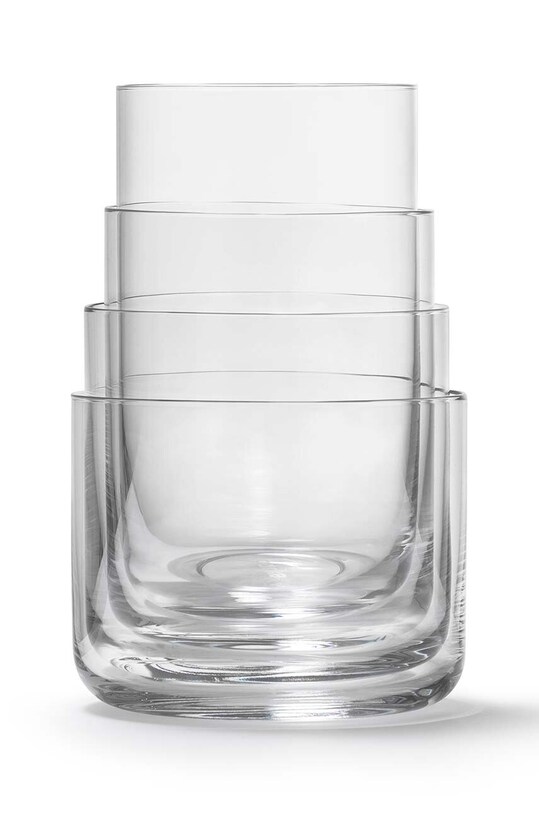 Aarke set de pahare Nesting 4-pack transparent A1181