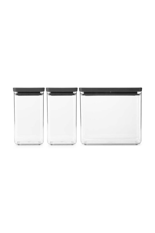 Brabantia container 3-pack gri 230707