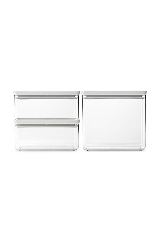Brabantia container 3-pack gri 230806