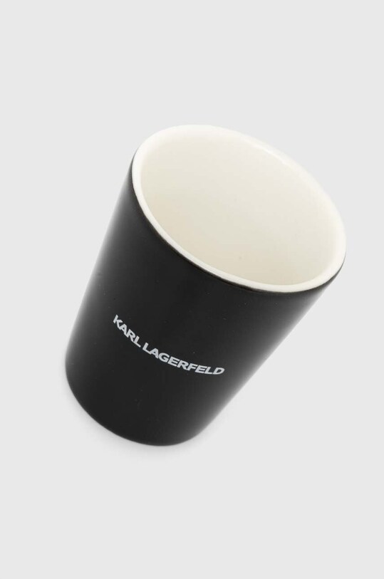 Чайный сервиз на 4 персоны. Karl Lagerfeld 230M3967 чёрный