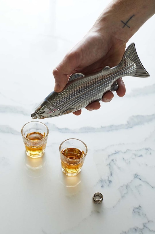 Φλασκί Gentlemen's Hardware Fish Hip Flask - Prize Catch GEN750UK πολύχρωμο