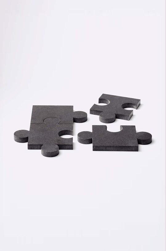 Kuchnia i bar Tre Product podkładka Stonecut Puzzle 4-pack SPC193MB czarny