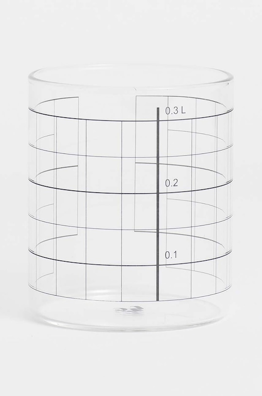Набір склянок Tre Product Double Lines 300 ml 4-pack прозорий GDL87GB