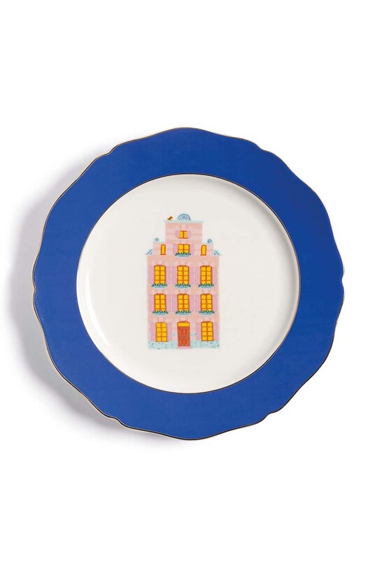 Набір тарілок &k amsterdam canal house large 4-pack 2180.01 барвистий AA00