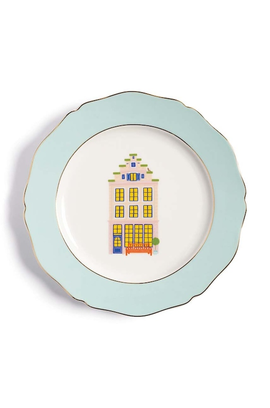 Кухня та бар Набір тарілок &k amsterdam canal house large 4-pack 2180.01 барвистий