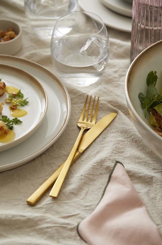 Bitz set di posate per 4 persone Mat Gold 16-pack 130120