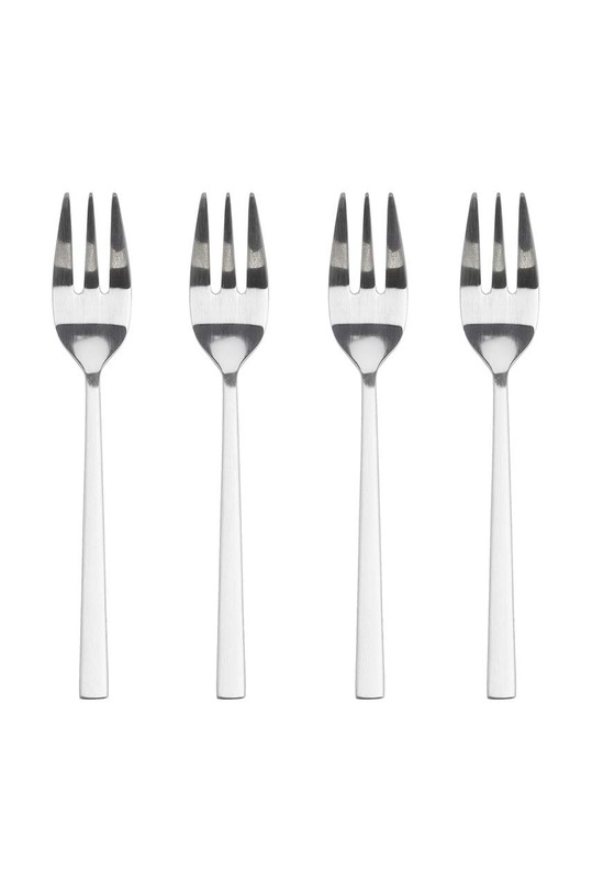Σετ πιρουνιών για επιδόρπιο Bitz 4-pack γκρί 23279