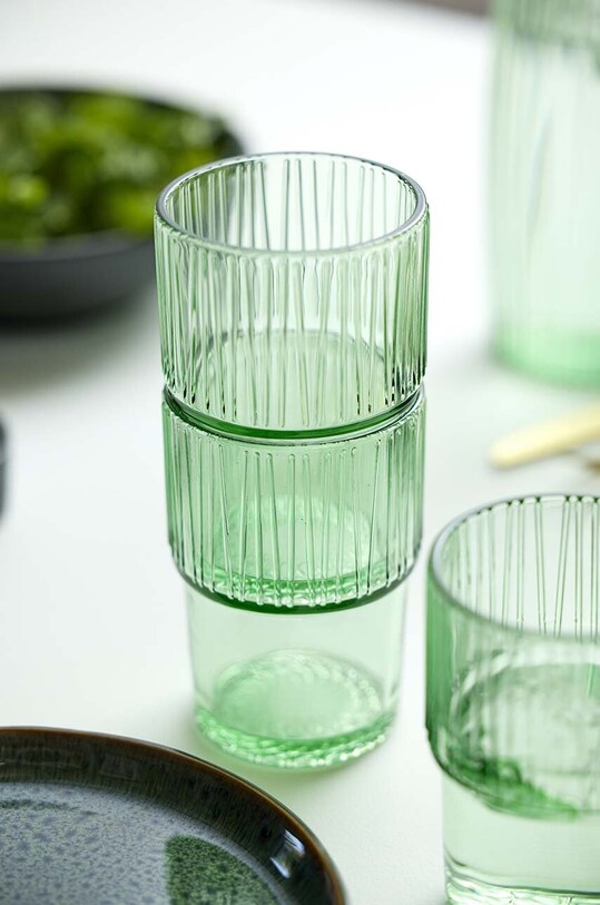 Bitz zestaw szklanek 380 ml 4-pack 30676 zielony