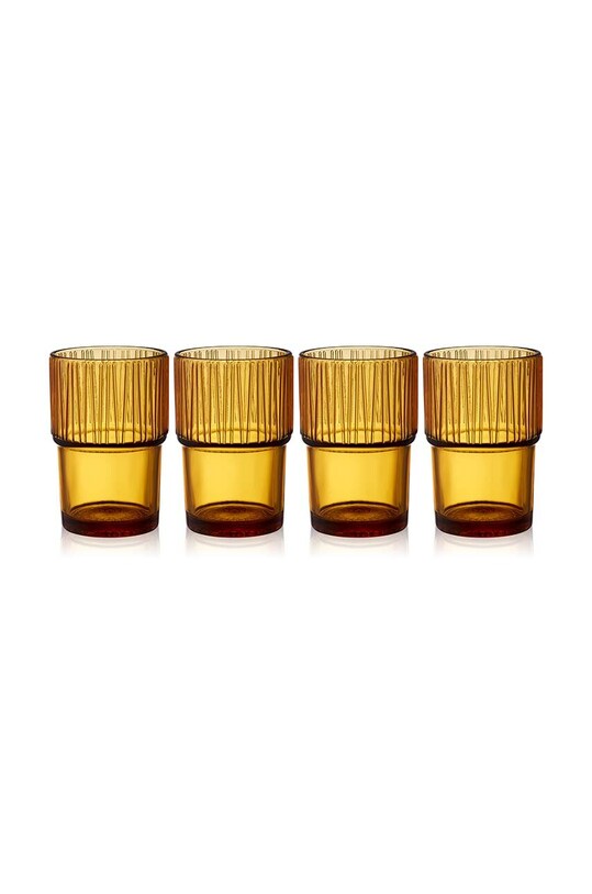 Набір склянок Bitz 380 ml 4-pack жовтий 30678