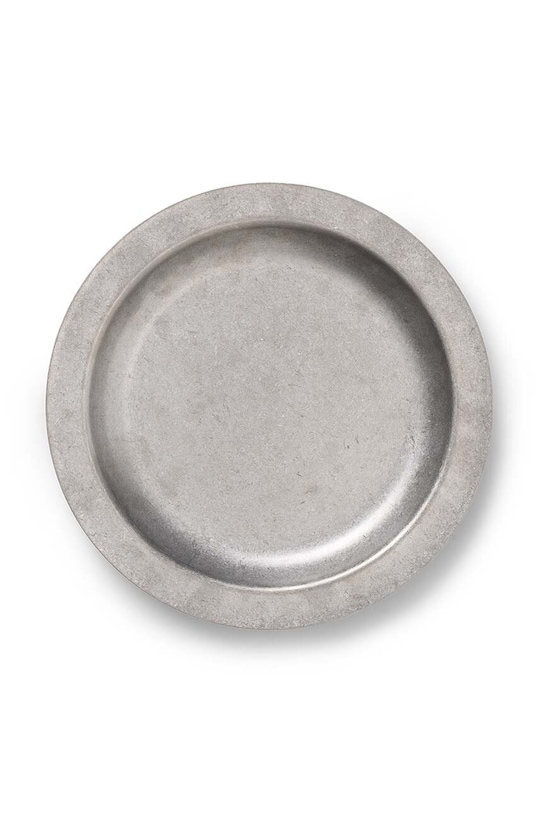 Тарелка ferm LIVING Tumbled Plate 20 cm серый 1104268739