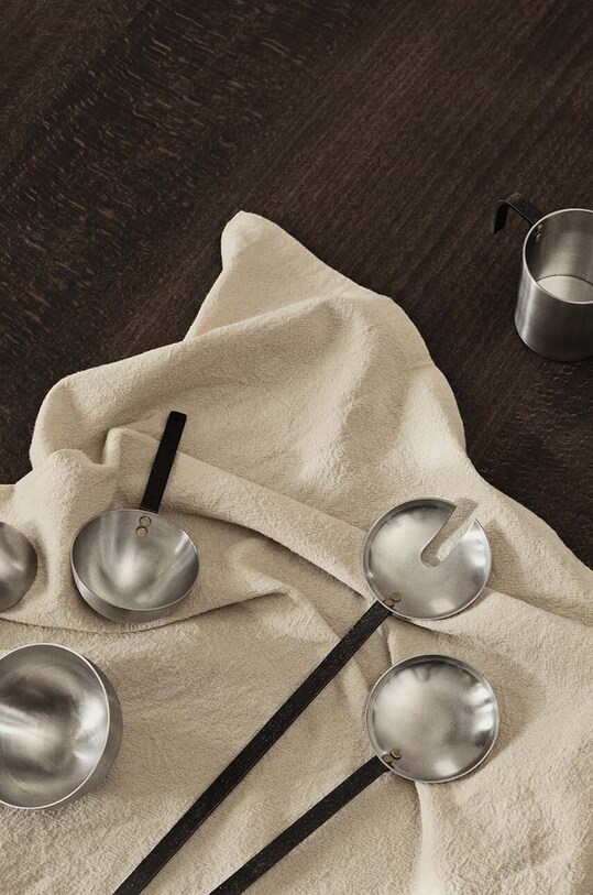 Kuchnia i bar Ferm Living łyżki sałatkowe Obra 2-pack 1104268859 szary
