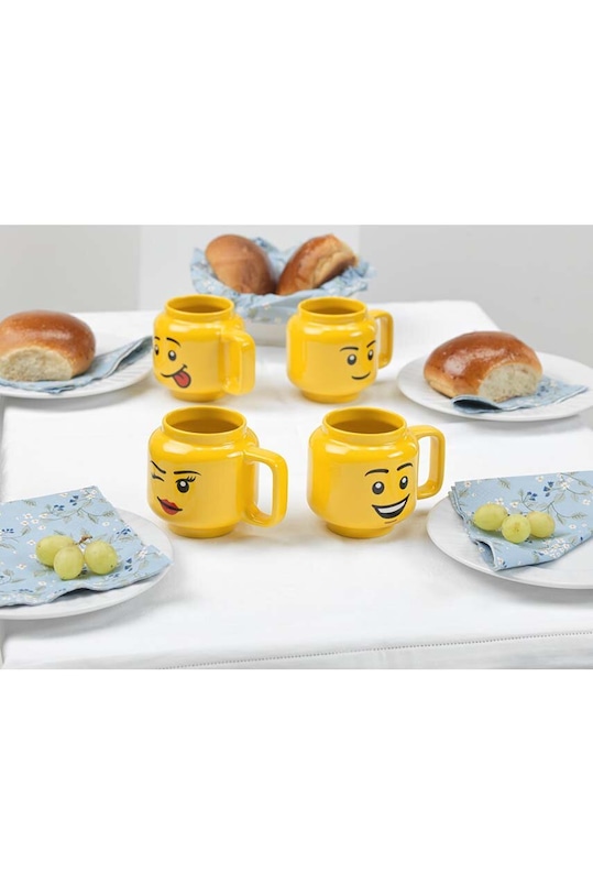 Kuchnia i bar Lego kubek Mała Głowa LEGO 40460803 żółty