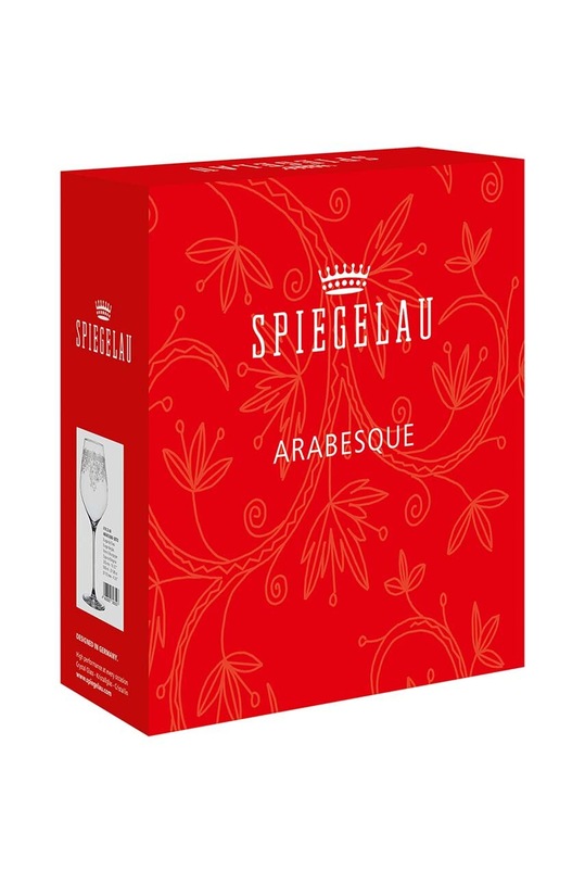 Σετ ποτηριών κρασιού Spiegelau Arabesque Burgundy 2-pack διαφανή 4192260