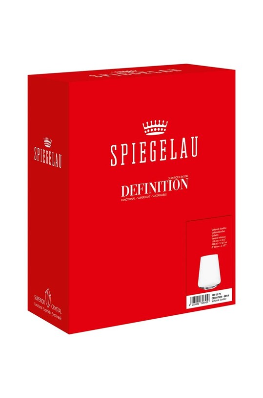 Kuchnia i bar Spiegelau zestaw szklanek Definition Softdrink 490 ml 4-pack 1350179 transparentny