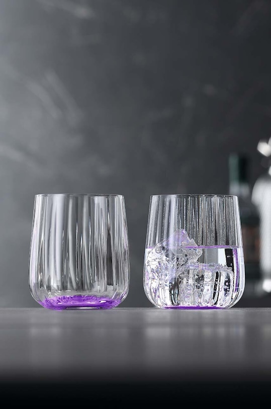 Spiegelau zestaw szklanek LifeStyle Tumbler 340 ml 2-pack 4453665 fioletowy AA00