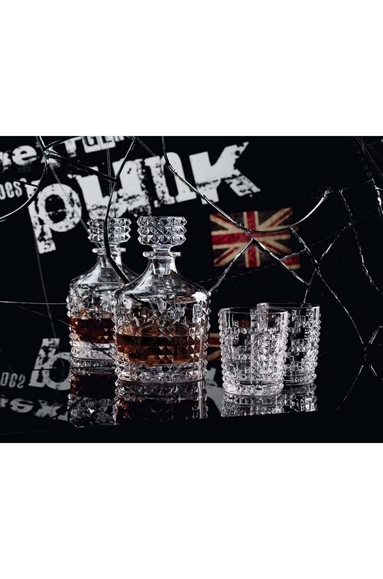 Kuhinja in bar Set kozarcev za viski Nachtmann Punk Whisky 300 ml 4-pack 99503 transparentna