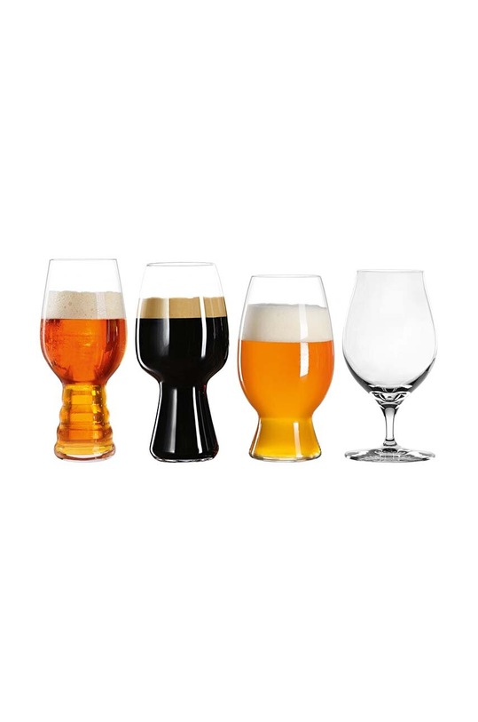 Spiegelau zestaw szklanek do piwa Craft Beer Glasses Tasting Kit 4-pack 4991697 transparentny AA00