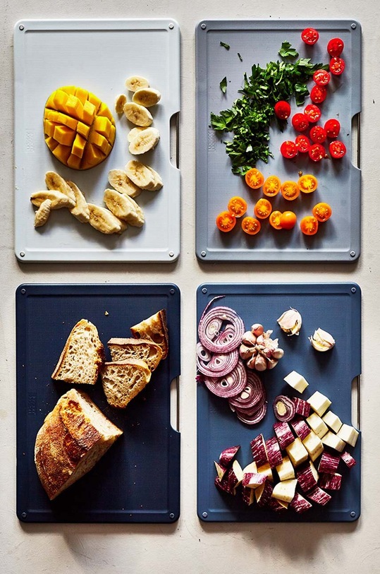 Kuhinja i bar Set daski za rezanje u organizatoru Joseph Joseph Folio 4-pack 60186 siva