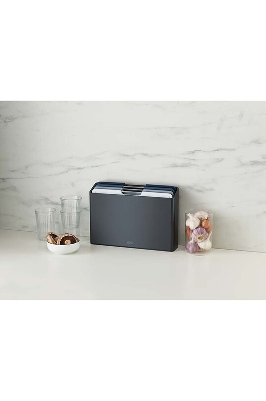 Joseph Joseph set de plăci de tăiat cu organizator Folio 4-pack gri 60186