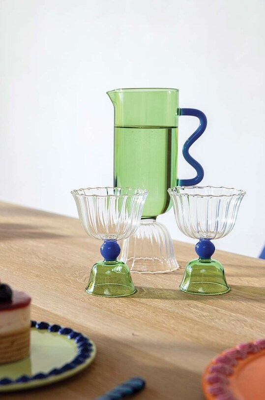 Σετ ποτηριών κρασιού &k amsterdam tulip green 200 ml 2-pack 351.03