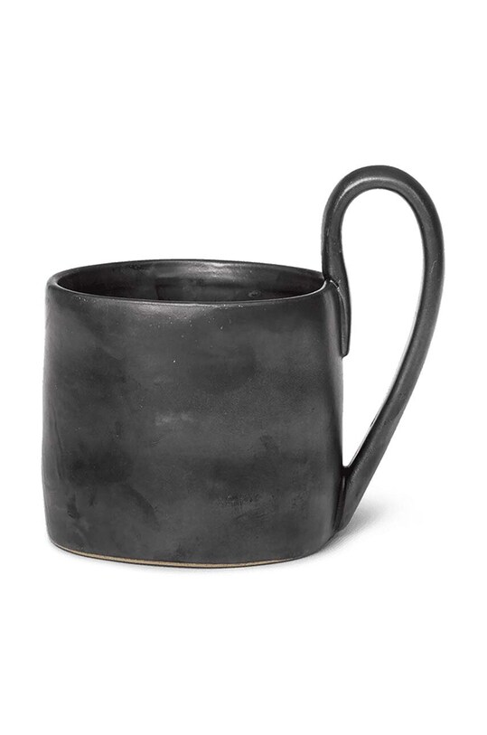Чашка ferm LIVING Flow Mug 360 ml чёрный 110240101