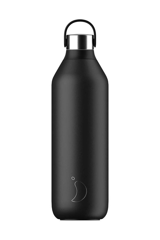 Termo fľaša Chillys Series 2, 1000 ml čierna B1000S2ABLK.9