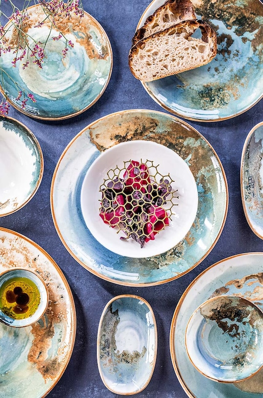 Блюдо Bonna Futura Gourmet 19 x 11 cm FUTGRM19OKY. барвистий