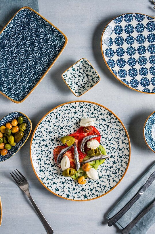 Тарілка Bonna Calif Gourmet o 21 cm барвистий CLFGRM21DZ.