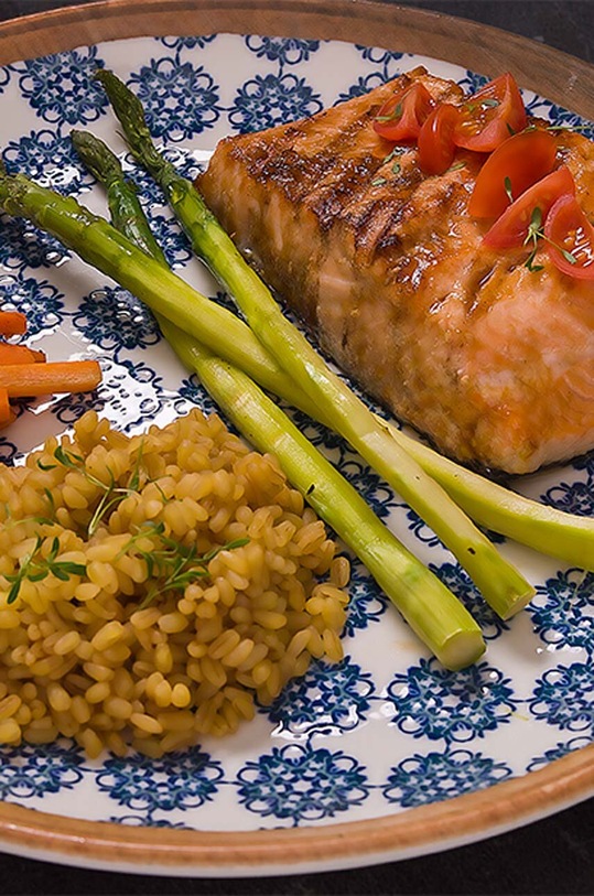 Bonna talerz Lotus Gourmet o 25 cm LTSGRM25DZ. multicolor AA00