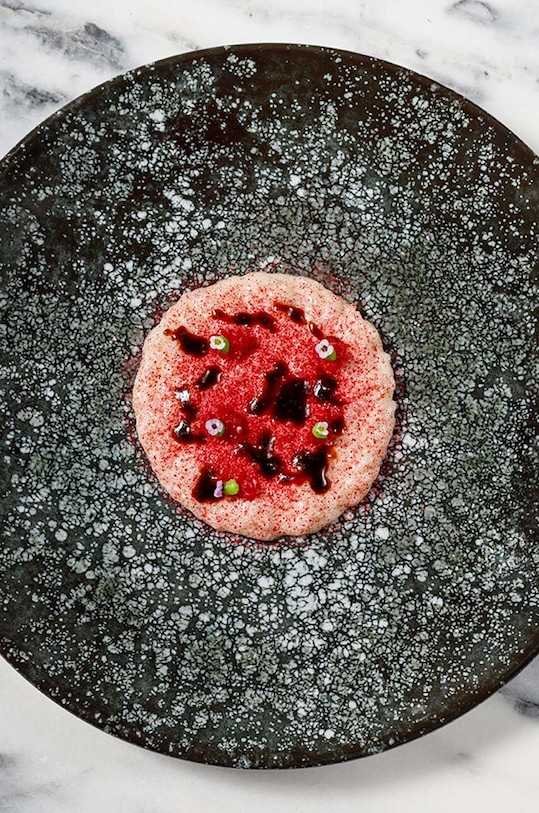 Bonna talerz Cosmos Black Gourmet o 21 cm COSBLGRM21DZ. czarny AA00