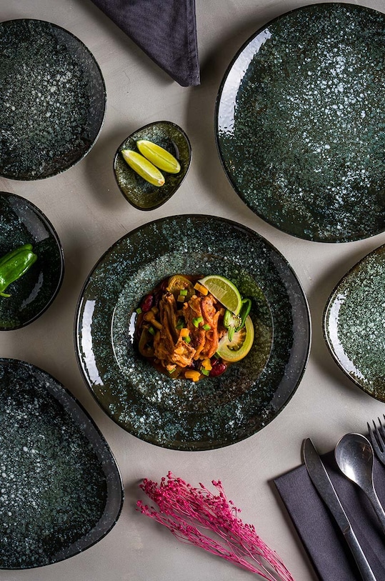 Κουζίνα και μπαρ Μπολ Bonna Cosmos Black Vago o 18 cm COSBLVAO18KS. μαύρο