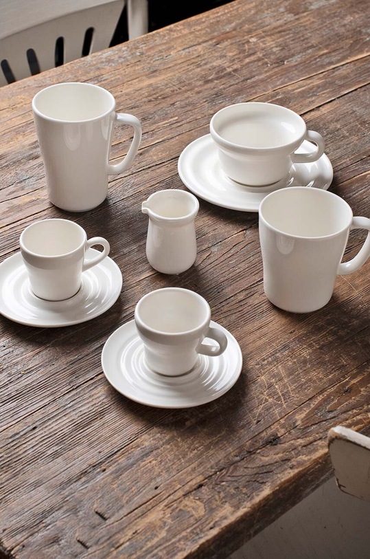 Kuchnia i bar Bonna zestaw kubków Kaff Cappuccino Cup 250 ml 6-pack KAF01CPF.SET.6 biały