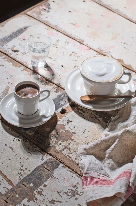 Bonna zestaw spodków Kaff Cappuccino 6-pack KAF01CPT.SET.6 biały