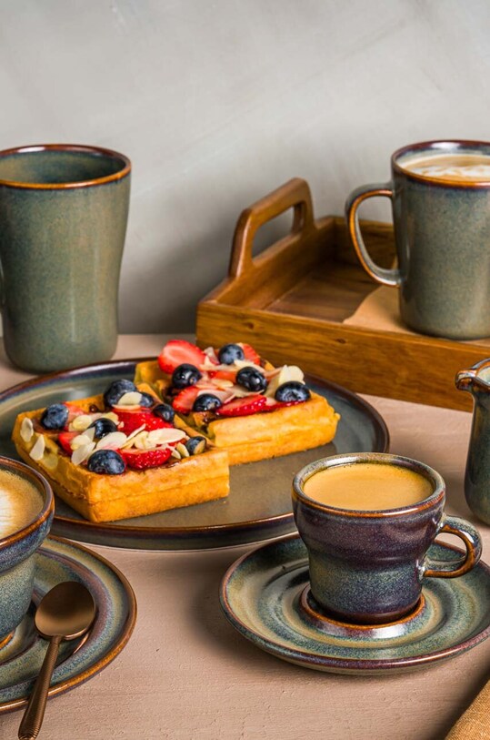 Набор блюдец Bonna Gloire Kaff Cappuccino 6 шт GOIKAF01CPT.SET.6 мультиколор