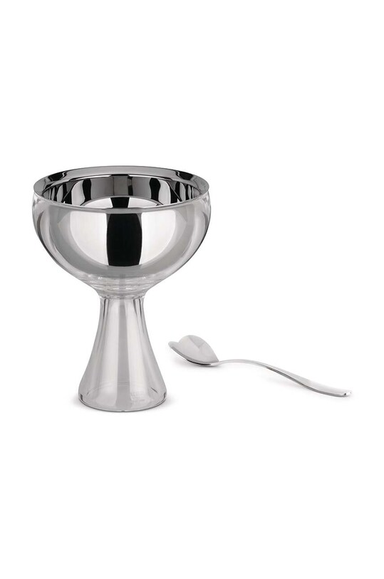Стаканчик для мороженого с ложкой Alessi Big Love мультиколор AMMI01S.I