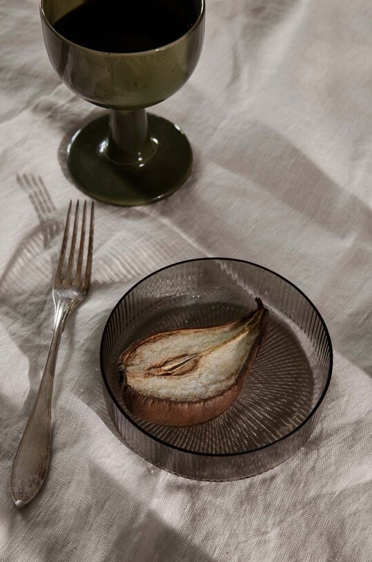 Kuchnia i bar Ferm Living zestaw misek Ripple Serving Bowls 4-pack 1104266336 szary