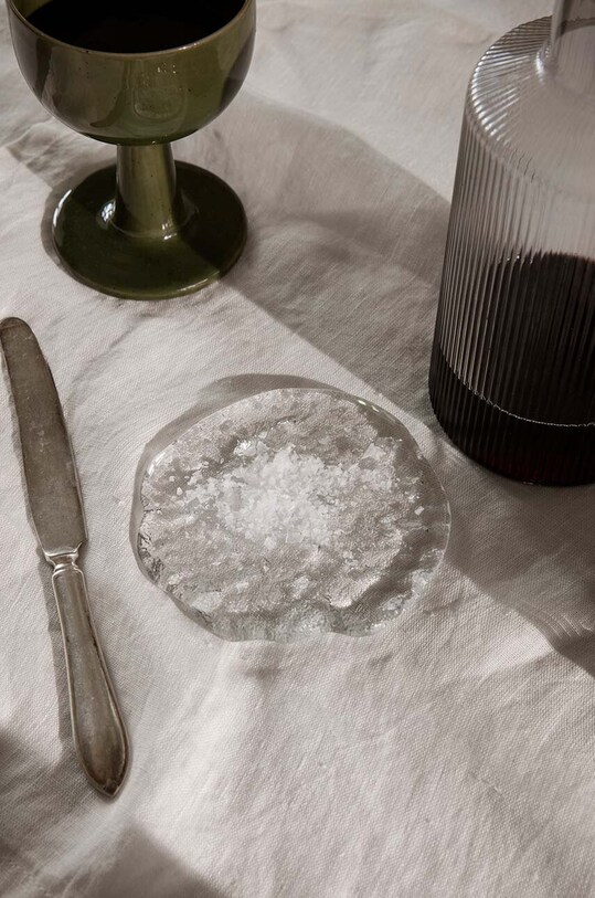 Набір тарілок ferm LIVING Momento Glass Stones L 2-pack прозорий 1104267457