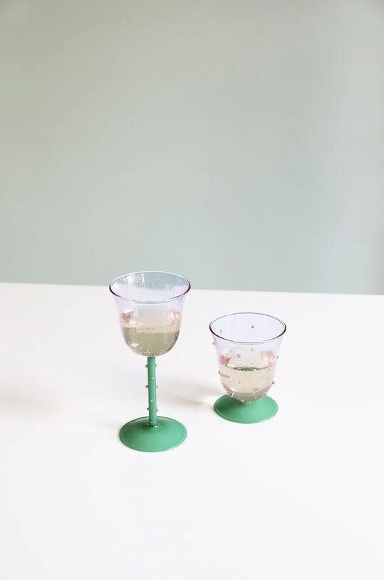 Кухня и бар Набор бокалов &k amsterdam glass dot purple 200 ml 2 шт 358.06 мультиколор