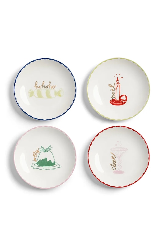 &k amsterdam zestaw talerzyków bliss small 4-pack multicolor 2840.04