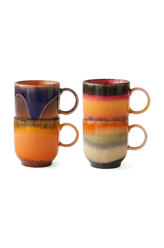 Hkliving zestaw kubków 195 ml 4-pack multicolor ACE7307