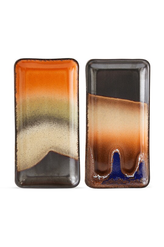Hkliving taca do serwowania potraw 2-pack multicolor ACE7296