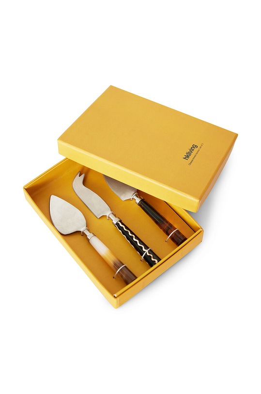 Hkliving zestaw noży do sera 3-pack AKE1139 multicolor