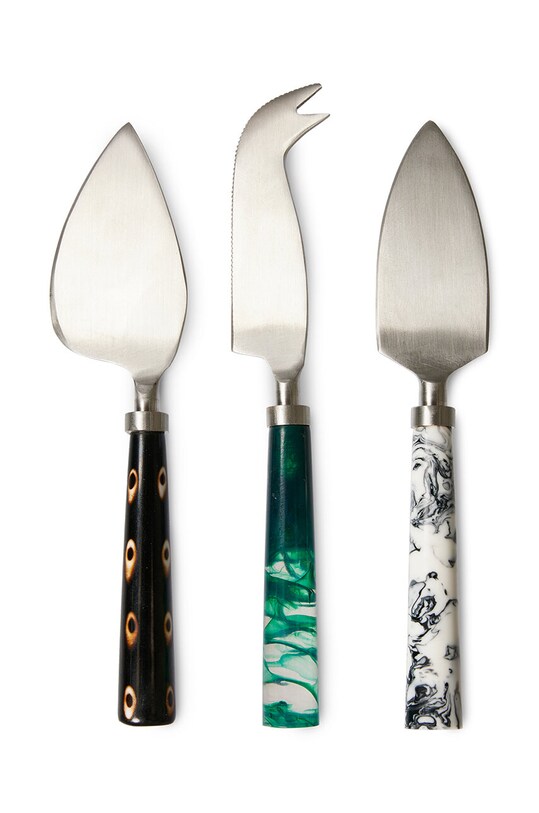 Hkliving zestaw noży do sera 3-pack multicolor AKE1140
