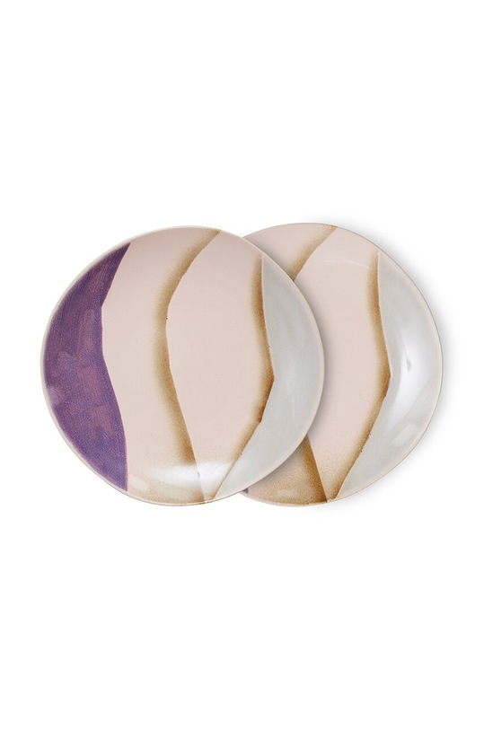 Набір десертних тарілок Hkliving 2-pack барвистий ACE7270