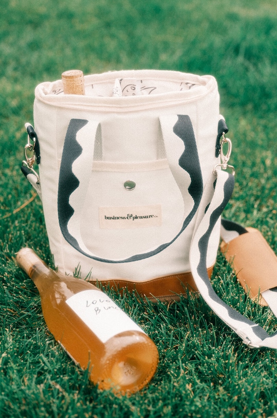 Business & Pleasure Co. torba termoizolacyjna na wino BPA.WCB.RIV.WHT multicolor