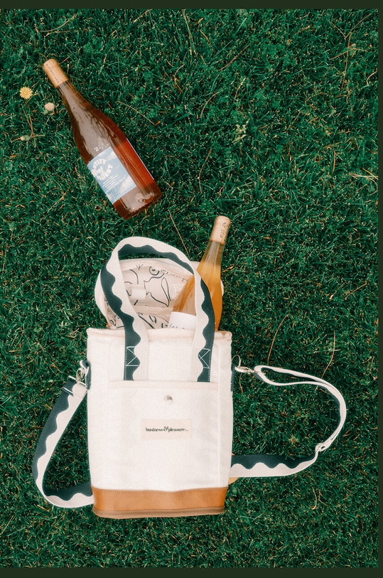 Business & Pleasure Co. torba termoizolacyjna na wino BPA.WCB.RIV.WHT