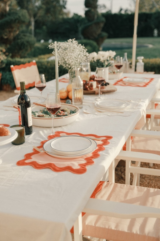 Talířová podložka Business & Pleasure Co. 4-pack růžová BPA.PLA.RIV.PNK