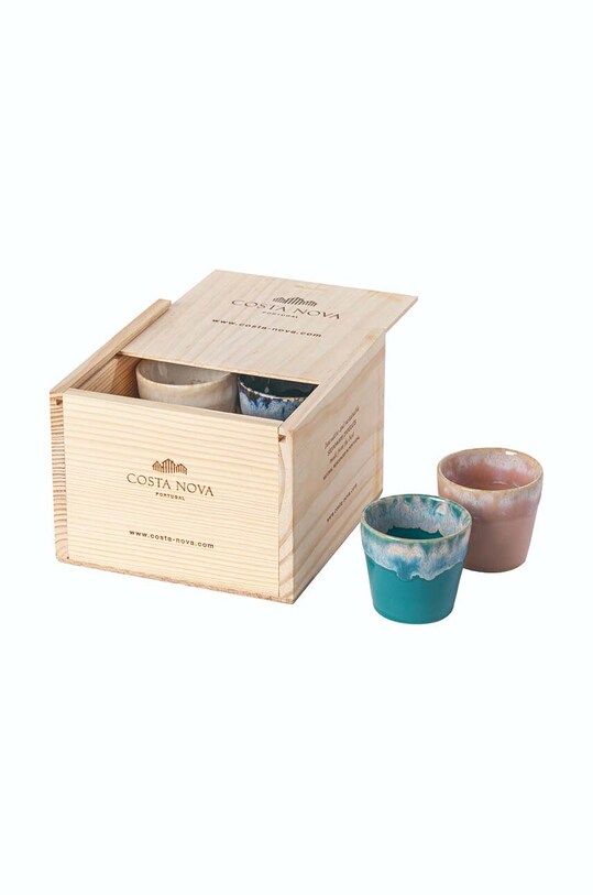 Набор чашек для эспрессо Costa Nova Grespresso Gift box 70 ml 8 шт мультиколор LSCS11.MLT
